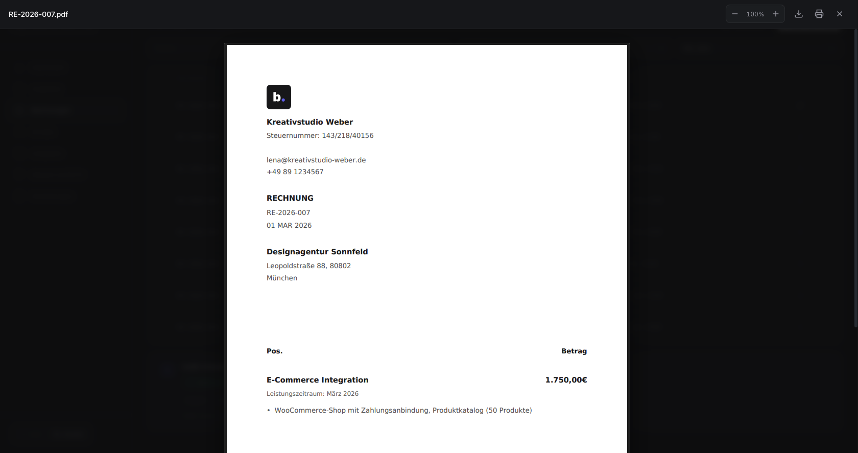KleinBooks Schritt 04